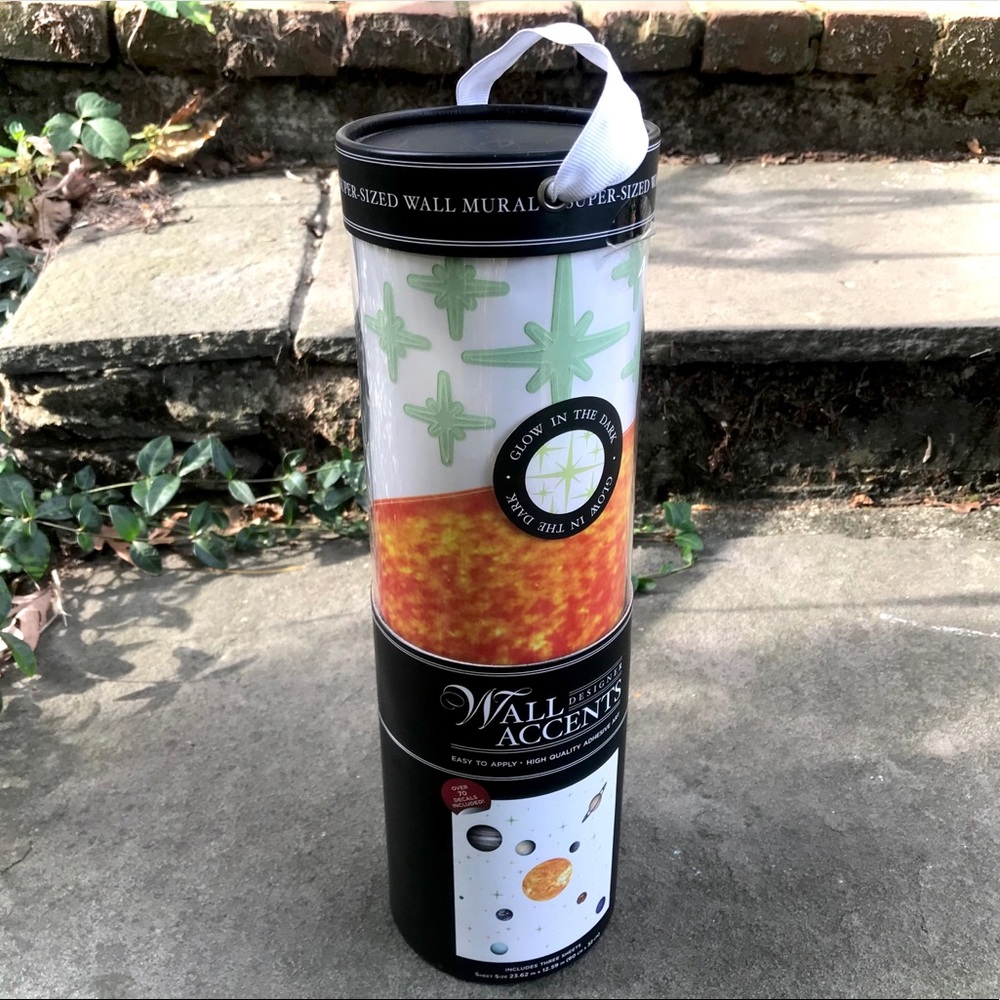 Stars & Planets Self Adhesive Stickers Home Decor Room Wall Art Solar System NEW